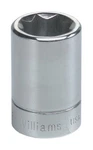 3/8" Shallow Supertorque Socket, 8pt, 3/8"drive, Chrome. Williams Usa Jhwbd-812. Fixed Price $6.75.