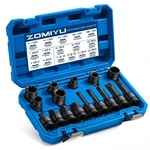 Zomiyu 16pcs Impact Brake Caliper Socket Set, 1/2" Square One Size, Black. Fixed Price $62.99.