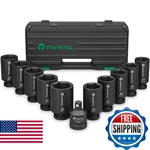 Tiwintul 11-piece Axle Nut Socket Set, Metric 1/2 Impact 27mm-38mm, Cr-mo. Fixed Price $56.04.