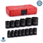 Casoman 14-piece 1/2-inch Drive Metric Shallow Impact Socket Set. Fixed Price $49.09.