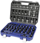Workpro 55pc 1/2" Drive Impact Socket Set W/extension Bars Sae Metric Tools New. Fixed Price $108.99.