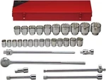650 - 3/4inch Drive 31 Piece Metal Boxed Set 12 Point Std. Metric Sockets. Fixed Price $2062.75.