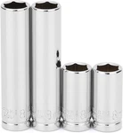 Mixpower 4pcs 1/4"drive 8mm Deep&shallow Socket, 6 Point, Cr-v Steel,. Fixed Price $19.87.