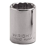 Wright Tool 4120 - 1/2inch Drive 12 Point Standard Socket 5/8inch 6ea. Fixed Price $116.39.