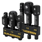Guradesign Impact Socket Adapter Set, 6-piece 3" Extension Bit With Black. Fixed Price $13.15.