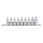 Westward 54tn57 1/2" Drive Socket Bit Set, Sae, 9pcs. Fixed Price $54.89.