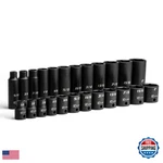 Capri Tools 3/8 In. Drive Sae Shallow And Deep Impact Socket Set 24-piece. Fixed Price $103.98.