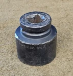 Williams 1" Drive Impact Socket 2-1/8" 7-668 Usa 6 Point Shallow Tool Sae. Fixed Price $43.23.