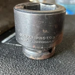 Proto 3/4" Drive 1-1/2" Impact Socket 12 Point Usa Made. Fixed Price $18.00.
