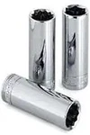 Sk Tools 3/8in. Drive 12-point Metric Deep Chrome Socket - 12mm (8432). Fixed Price $16.38.