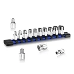 Workpro 10pc Standard Shallow External Hex Socket 1/4" Dr W/organizer 6pt Metric. Fixed Price $15.99.