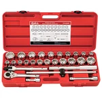 Genius Tools 28 Piece 3/4" Dr. Metric & Sae Hand Socket Set (6 12-point) (c.... Fixed Price $461.01.