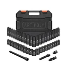 3/8 Inch Impact Socket Set 48 Pieces 6-point Cr-v Steel Mechanic. Fixed Price $45.99.