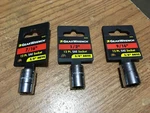 Qty 3 Gearwrench - 7/16",1/2" & 9/16" 12pt 3/8" Drive Standard Socket. Fixed Price $15.00.