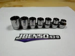 Snap-on Tools New 7pc 3/8" Drive Low Profile Inverted E-torx Socket Set 207rfle. Fixed Price $119.95.