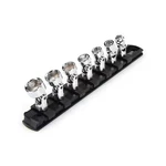 Tekton Shd90109 1/4 Inch Drive 6-point Universal Joint Socket Set With Rail,. Fixed Price $78.95.