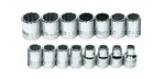 Williams Mss-15rc 15-pc 1/2" Drive Metric Shallow 12 Point Socket Set, Free Ship. Fixed Price $134.70.