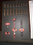 Proto J52134htck Foam 3/8in Drive 6pt Socket Set 22pc Sae Pear Head Ratchet. Fixed Price $288.00.
