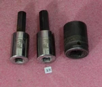 3 Armstrong Socket Lot 1x Impact 6 Point 1" 21-032 2x 5/8" Hex Bit.. Fixed Price $42.49.