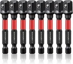 Geinxurn 8pcs Impact Socket Adapter Set, 3/8" Drive Square, 2.5inches Extension. Fixed Price $21.73.