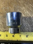 Sk 1 11/16" 3/4" Drive 12 Point Chrome Socket 47154 Usa. Fixed Price $12.00.