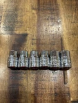 Proto 3/8 (4pc) And 7/16 (2pc) 3/8" Drive 12 Point Shallow Sockets Usa Sae. Fixed Price $30.00.