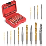 Uyecove 14 Pieces Screw Extractor Set, Left Hand Drill Bits Set For Removing.... Fixed Price $34.99.