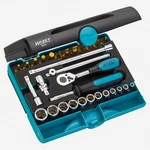 Hazet 854 1/4" 30 Pc Socket And Bit Titanium-nitride Set. Fixed Price $409.61.