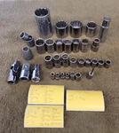 32 Armstrong Socket Swivel Hex Adapter 1/4" 1/2 3/4 Drive 1-5/16 13mm Sae Set. Fixed Price $85.83.