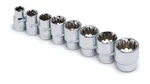 Titan 15203 8-piece 3/8-inch Drive Sae Spline Socket Set. Fixed Price $24.64.