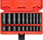 Neiko 02434a 3/8-inch-drive Standard And Deep Impact Socket 20 Piece, Red. Fixed Price $51.99.