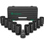 Tiwintul 11-piece Axle Nut Socket Set, Metric 1/2 Impact 11 Pcs(metric). Fixed Price $51.46.