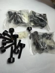 Lot Of 40 Steel (1/2"-20) Knurled 1.5" Cap Screw W/ Nylon Washer, Newport Labs. Fixed Price $29.99.
