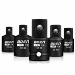 Boen 5pc Impact Socket Adapter & Reducer Set 1/4 3/8 1/2 3/4 Cr-mo Black. Fixed Price $21.99.