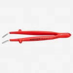 Knipex Stainless Steel Gripping Tweezers, Angled, 1000v Insulated, 5.5". Fixed Price $54.68.