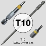T10 (t-10) Torx/star Driver Bit. Fixed Price $18.95.