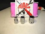 Mac (7/16", 11/16", 7/8") Sockets 12pt 1/2"dr Usa. Fixed Price $18.00.