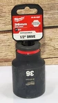 Milwaukee Tool 49-66-6297 36mm Shockwave Impact Duty 1/2 In. Drive Deep Well 6. Fixed Price $24.99.