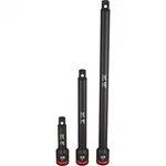 Milwaukee 49-66-6714 Tool 3pc Shockwave Impact Duty 3/8" Drive Extens. Fixed Price $53.30.