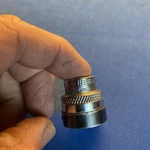 Vintage Herbrand J-624 3/4 Inch 6 Point Socket, 3/8"dr.. Fixed Price $10.00.