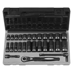 Grey Pneumatic 81627rd 3/8" Drive Ratchet & Socket Set, 27 Pieces. Fixed Price $180.87.