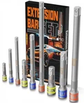 Faxdrts 9 Piece Impact Extension Bar Set, 1/4" 3/8" 1/2" Drive Socket Extensi.... Fixed Price $30.64.