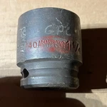 Armstrong Tools 3/4 Drive 1-1/4" Shallow 6 Pt Impact Socket 21-040 - C. Fixed Price $16.00.