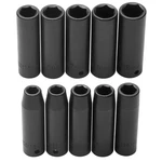 Proto 1/2in Drive 6pt Deep Metric Impact Socket Set 10pc. Fixed Price $156.99.