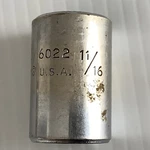 P&c 1/2" Drive Socket Size 11/16" Model 6022 U.s.a 12 Point. Fixed Price $2.99.