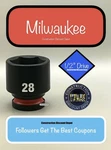 Milwaukee 49-66-6260 28mm Shockwave Impact Duty 1/2" Drive Shallow Socket 28 Mm. Fixed Price $17.99.