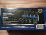 Stark Impact Socket Set 10 6-point 1" Drive W/ Heavy-duty Case Fast Free Shipp .. Fixed Price $82.50.