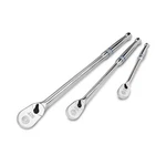 Duratech 3-piece Extra Long Drive Ratchet Handle, 1/4", 3/8", 1/2" 90-tooth R.... Fixed Price $54.83.