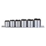 Westward 53pn38 3/8" Drive Socket Set, Sae, 11/16 To 1 In, Chrome, 6-pieces. Fixed Price $16.79.