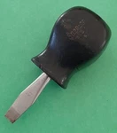 Snap-on Ssd1 1/4" Flat Head Slotted Stubby Hard Black Handle Screwdriver Usa 603. Fixed Price $16.83.